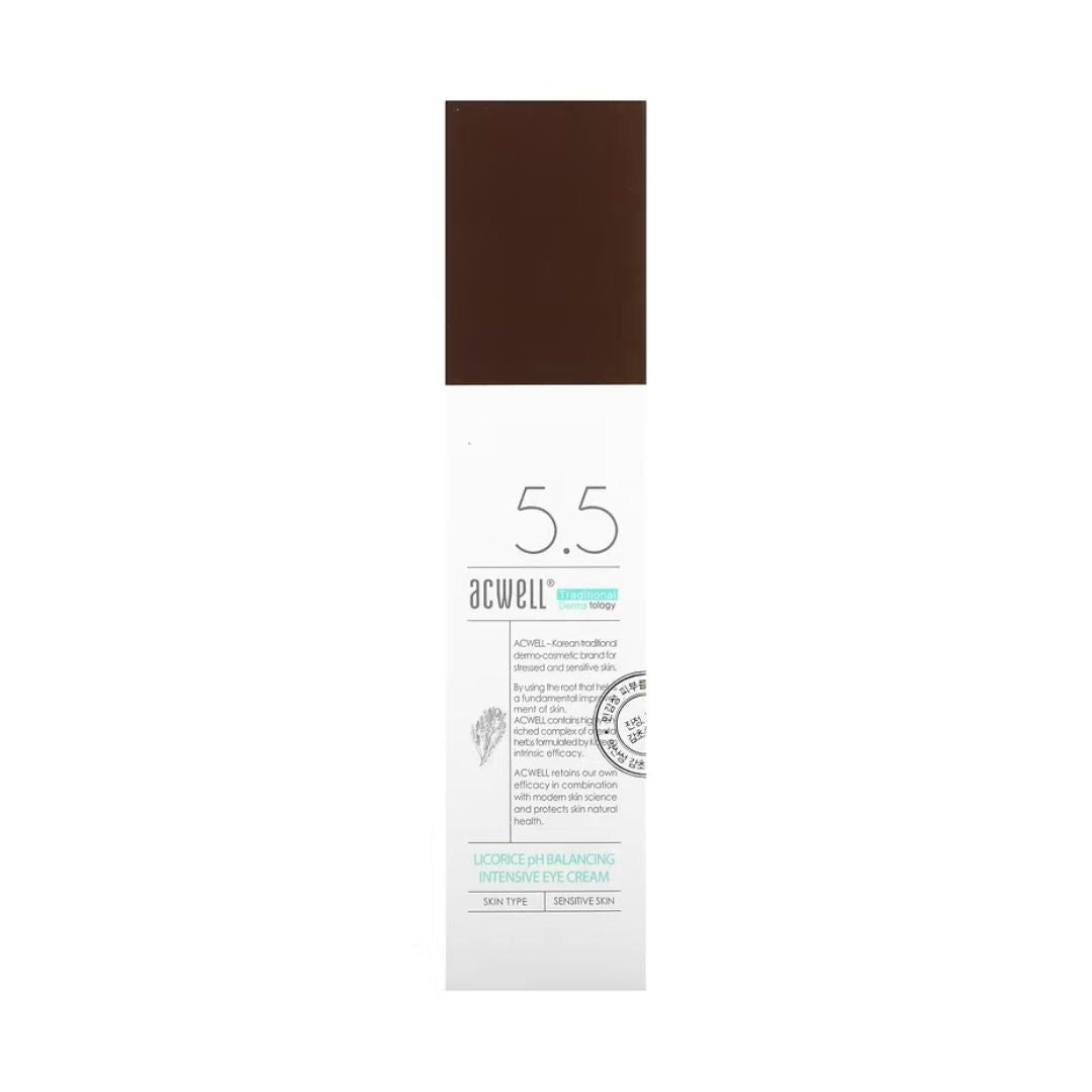 Acwell Licorice pH Balancing Intensive Eye Cream - Miessential