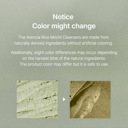 Arencia Fresh Green Rice Mochi Cleanser