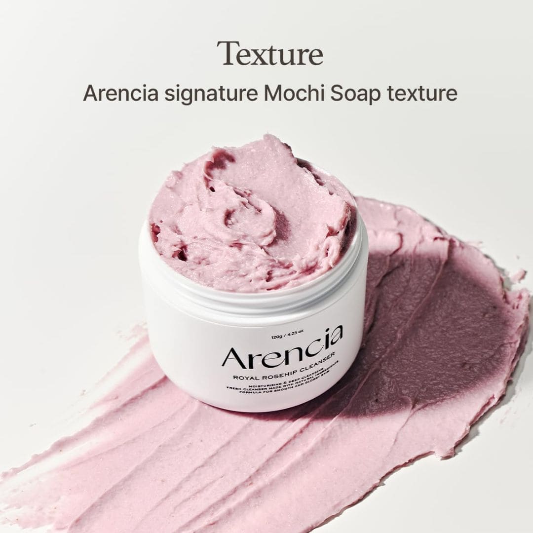 Arencia Fresh Rosehip Rice Mochi Cleanser