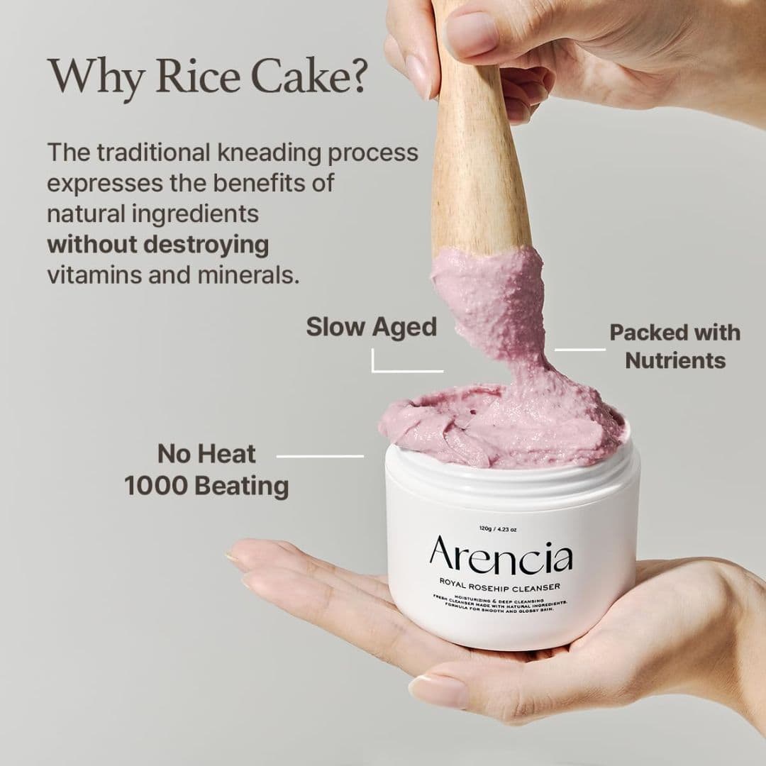 Arencia Fresh Rosehip Rice Mochi Cleanser