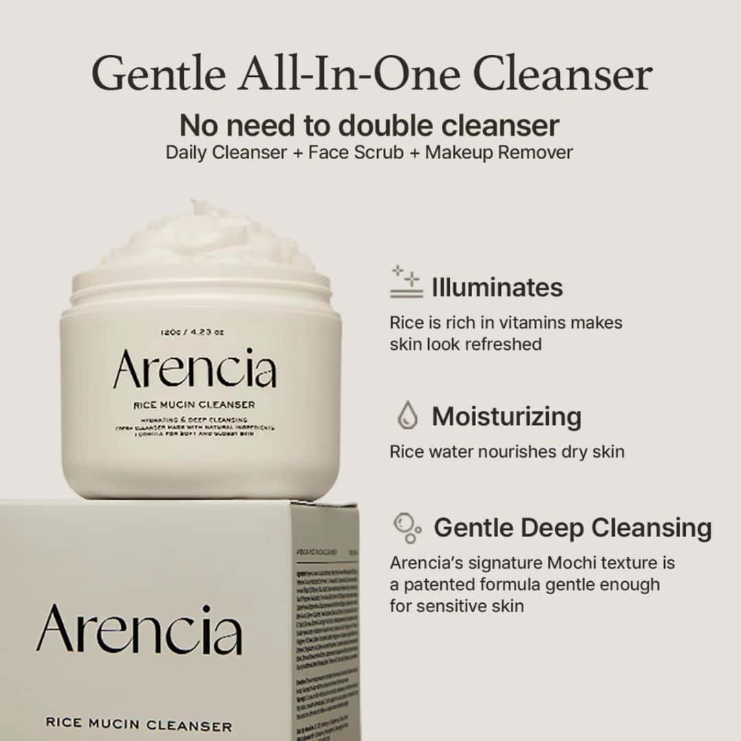 Arencia Rice Mucin Cleanser