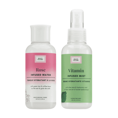 Beauty Factory Rose Infused Water and Vitamin Mist Set - Miessential