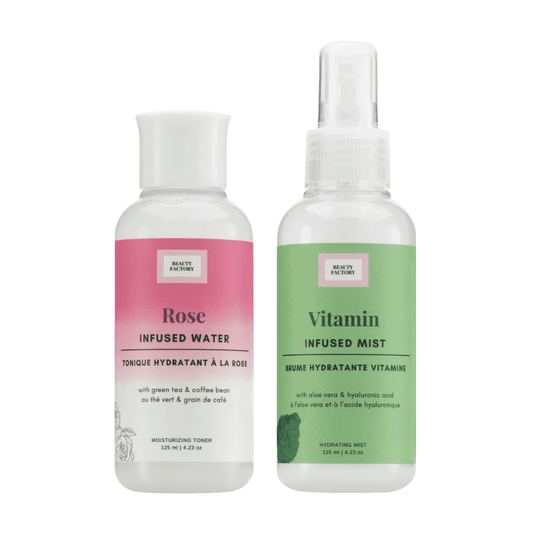 Beauty Factory Rose Infused Water and Vitamin Mist Set - Miessential