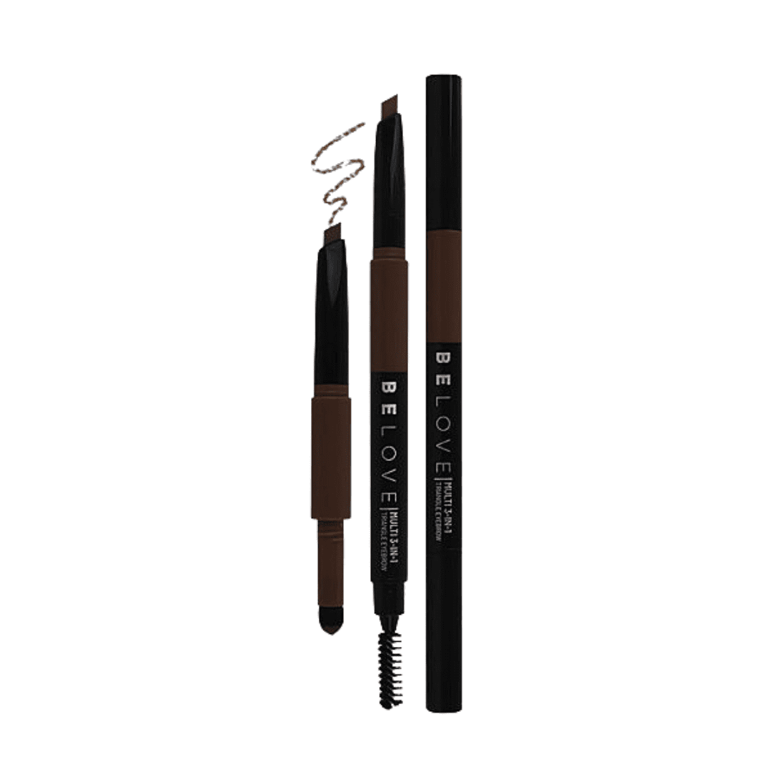 Belove Multi 3 in 1 Triple Eyebrow Dark Brown - Miessential