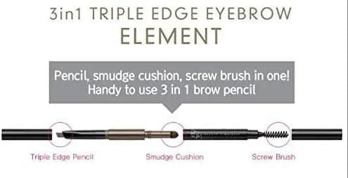 Belove Multi 3 in 1 Triple Eyebrow Dark Brown - Miessential