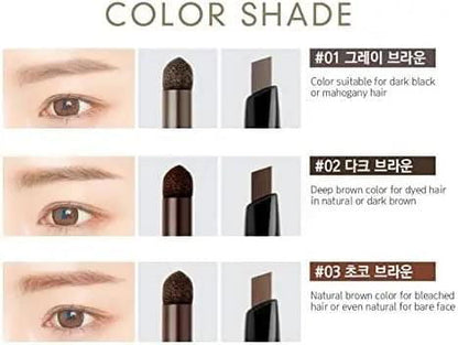 Belove Multi 3 in 1 Triple Eyebrow Grey Brown - Miessential