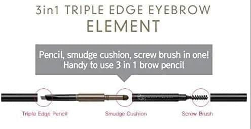 Belove Multi 3 in 1 Triple Eyebrow Grey Brown - Miessential