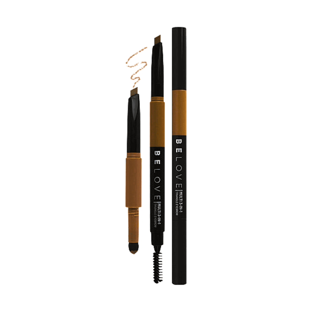 Belove Multi 3 in 1 Triple Eyebrow Light Brown - Miessential