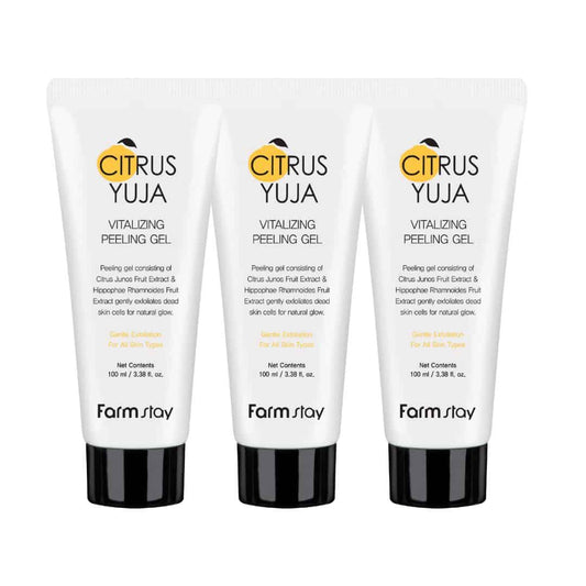 (Buy 2 Get 1 Free) FARMSTAY Citrus Yuja Vitalizing Peeling Gel