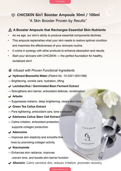 CHICSKIN 6in1 Booster Ampoule 30ml