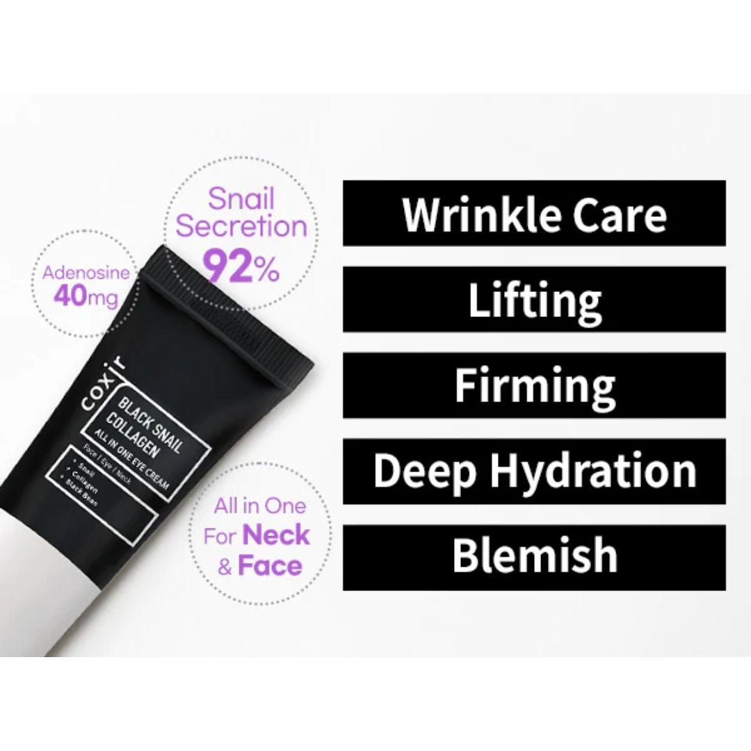 Coxir Black Snail Collagen All In One Eye Cream