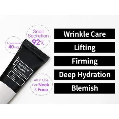 Coxir Black Snail Collagen All In One Eye Cream