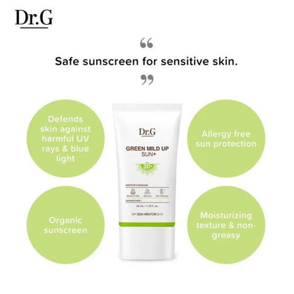 Dr.G Green Mild Up Sun+ SPF50+ PA++++ - Miessential