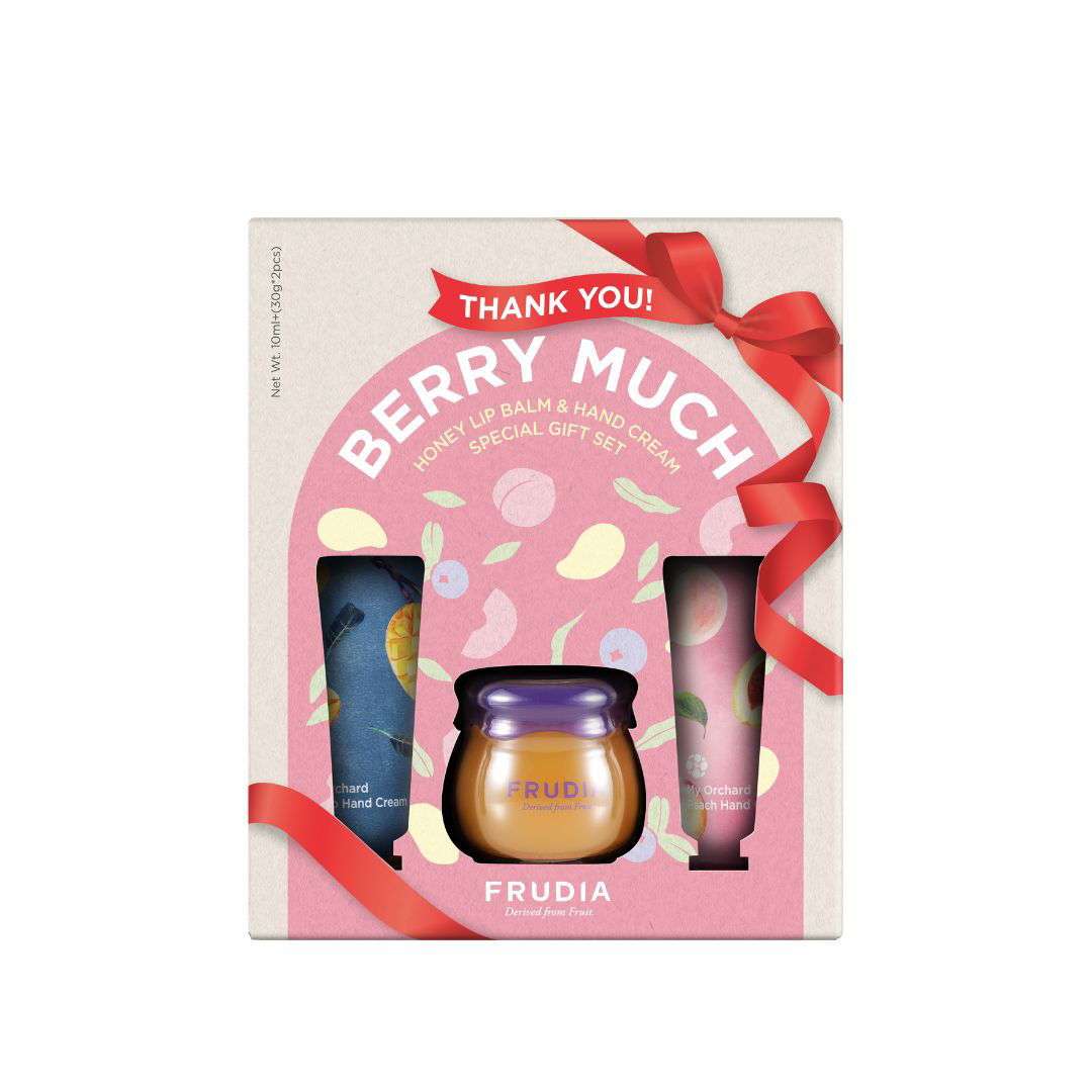 FRUDIA Honey Lip Balm & Hand Cream Gift Set - Miessential