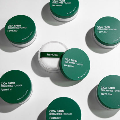 Farmstay Cica Farm Sebum Free Powder - Miessential