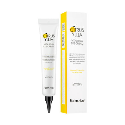Farmstay Citrus Yuja Vitalizing Eye Cream - Miessential