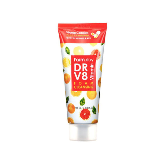 Farmstay Dr. V8 Vitamin Foam Cleansing - Miessential