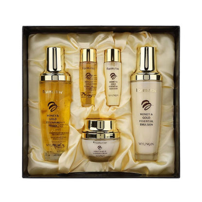 Farmstay Honey and Gold Skin Care 3-Piece Set - Miessential