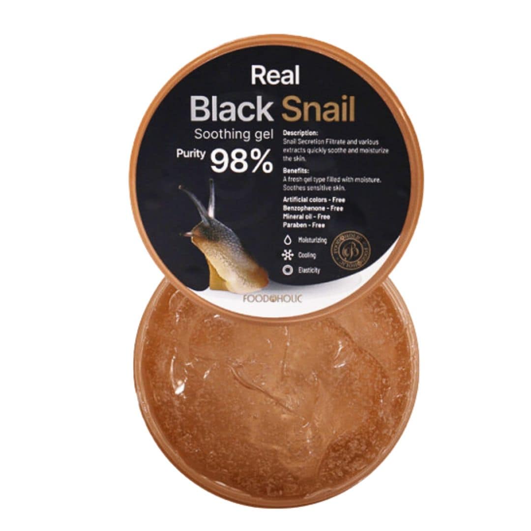Foodaholic Real Black Snail Soothing Gel Purity 98%