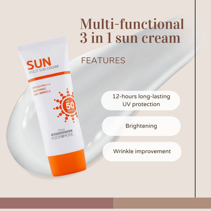 Foodaholic Multi Sun Cream SPF 50+ PA+++ - Miessential