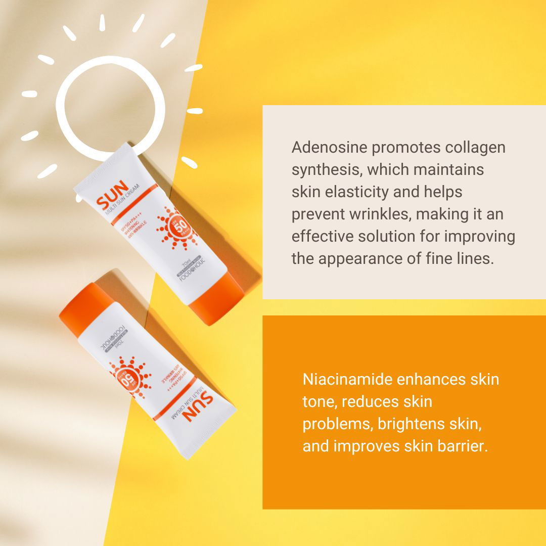 Foodaholic Multi Sun Cream SPF 50+ PA+++ - Miessential