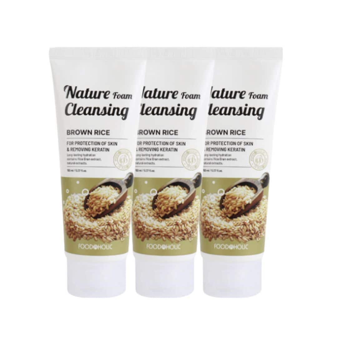 Foodaholic Nature Cleansing Foam Brown Rice