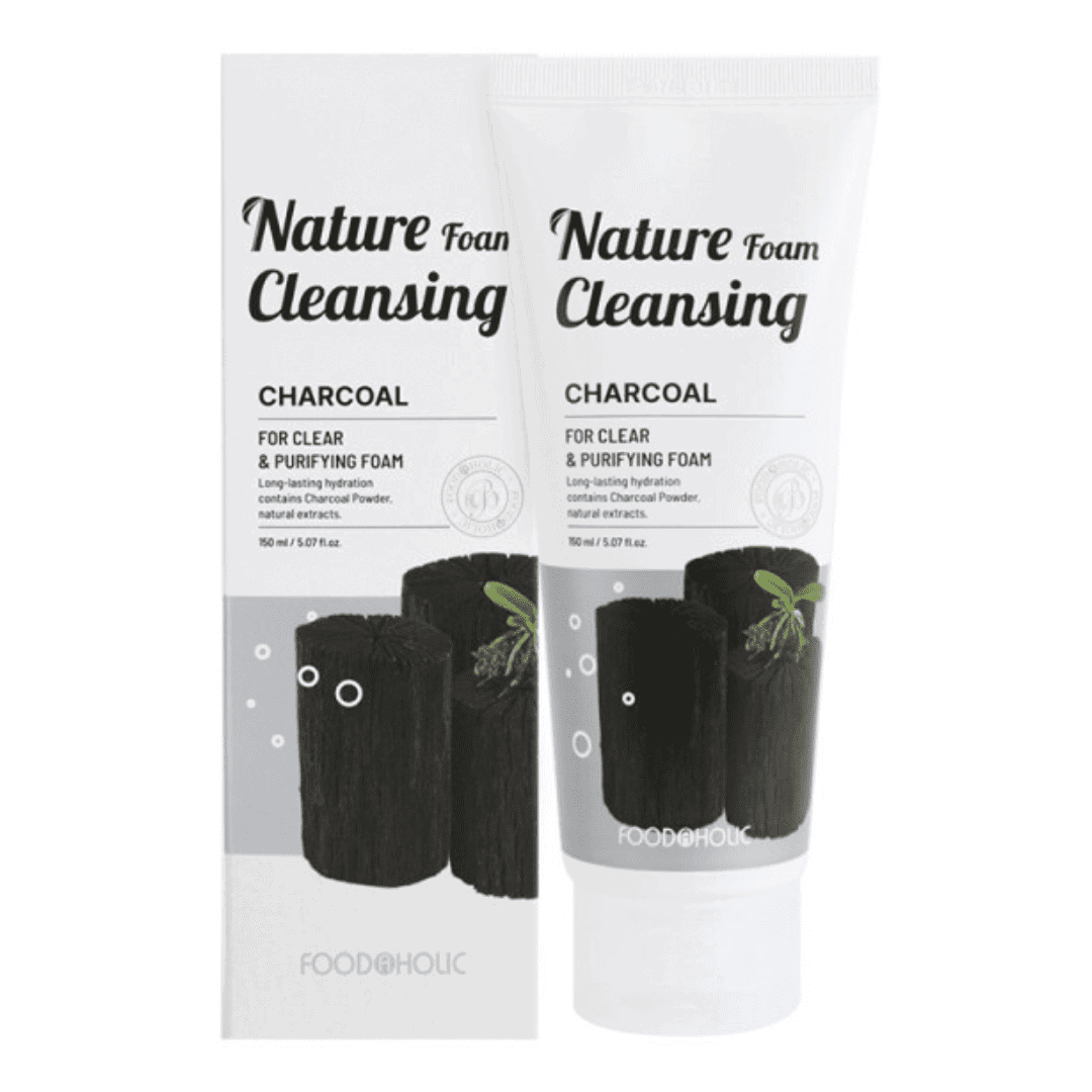 Foodaholic Nature Cleansing Foam Charcoal - Miessential