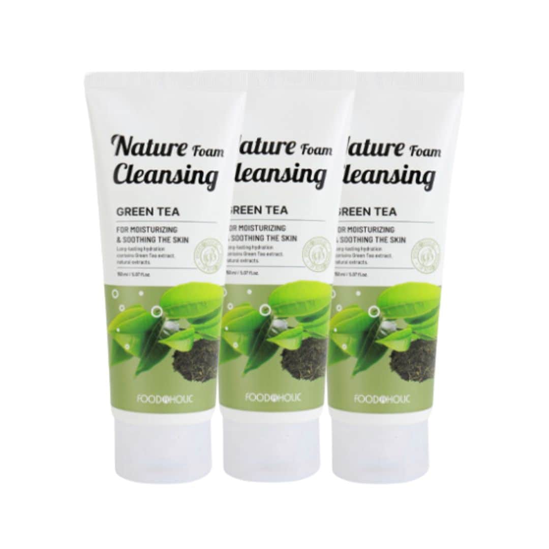 Foodaholic Nature Cleansing Foam Green Tea