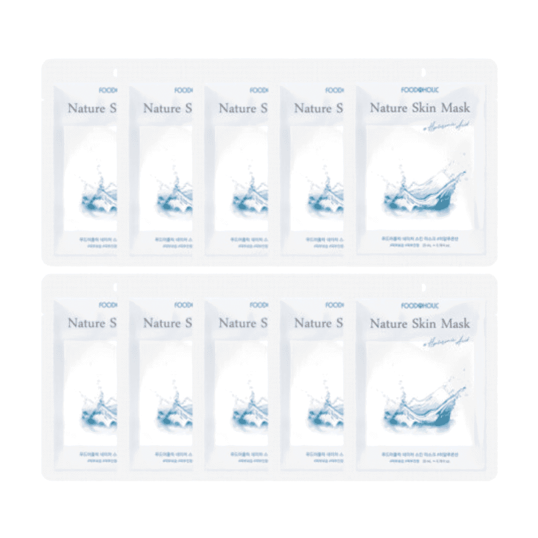 Foodaholic Nature Skin Mask Hyaluronic Acid (10 PCS) - Miessential