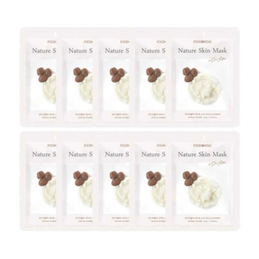 Foodaholic Nature Skin Mask Shea Butter (10 PCS) - Miessential