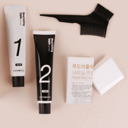 Foodaholic Nourishing Sepia 1 Min Hair Color C7 Light Bronze Brown - Miessential