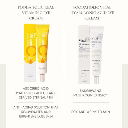 Foodaholic Vital Hyaluronic Acid Eye Cream - Miessential