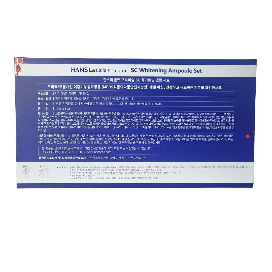 HANSLabelle Premium SC Whitening Ampoule - Miessential