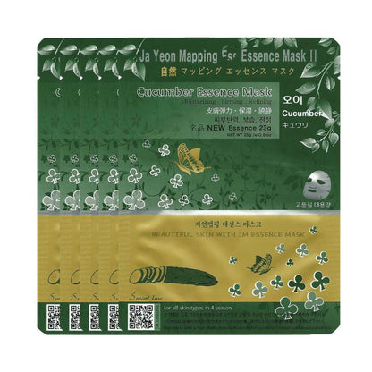Ja Yeon Mapping Cucumber Restoring Mask (5 PCS) - Miessential
