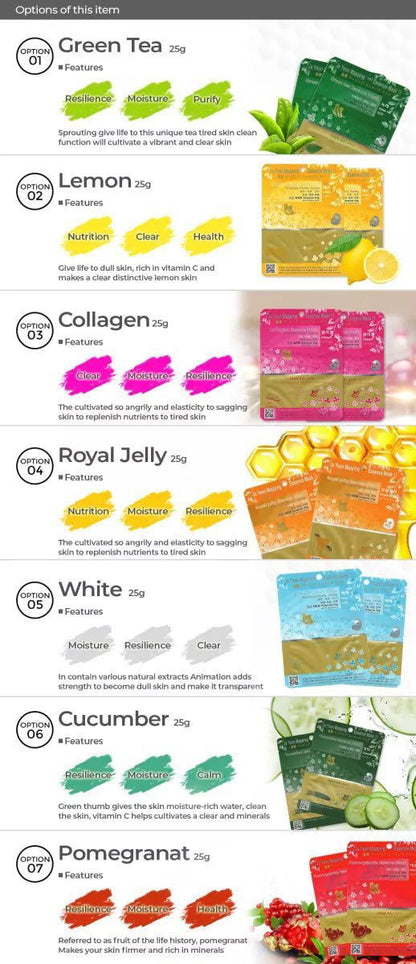 Ja Yeon Mapping Cucumber Restoring Mask (5 PCS) - Miessential