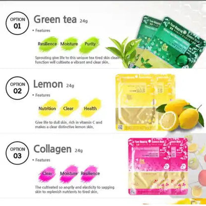 Ja Yeon Mapping Lemon Nourishing Mask (5 PCS) - Miessential