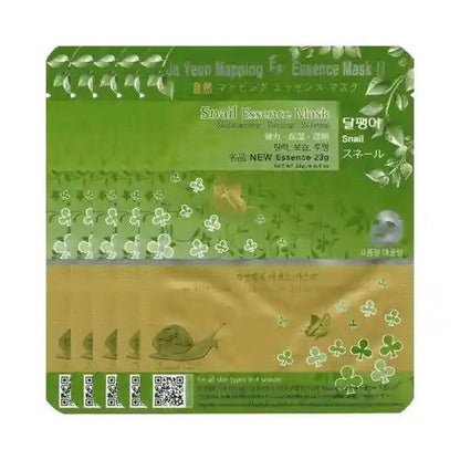 Ja Yeon Mapping Snail Anti-Aging Mask (5 PCS) - Miessential