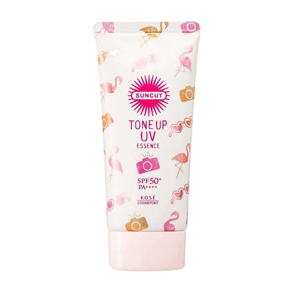 Kose Suncut Tone Up UV Essence Pink Flamingo