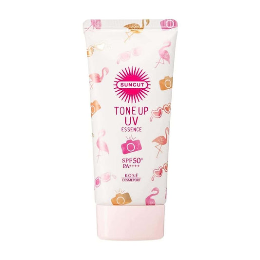 Kose Suncut Tone Up UV Essence Pink Flamingo