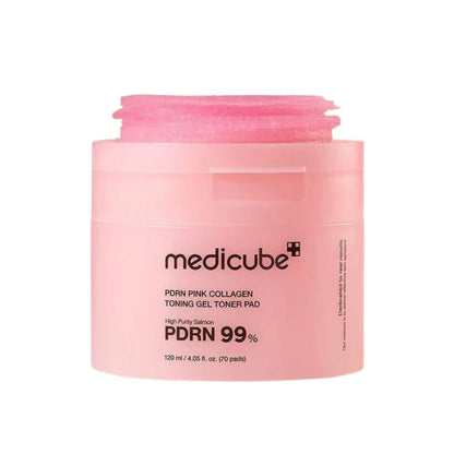 Medicube PDRN Pink Collagen Toning Gel Toner Pad