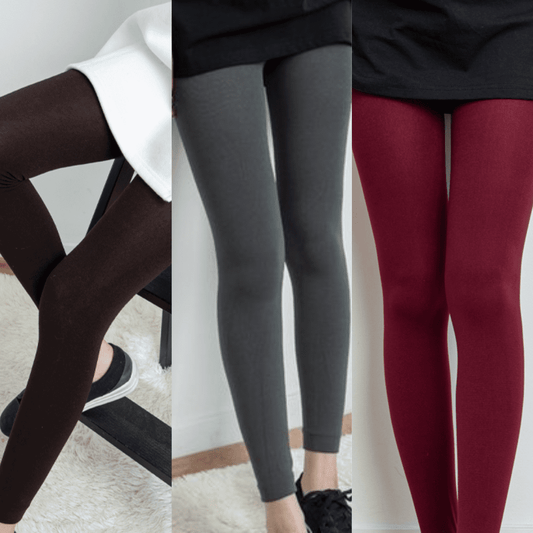 Mo & Joe Women's Fleece Lined Winter Warm Leggings - Miessential