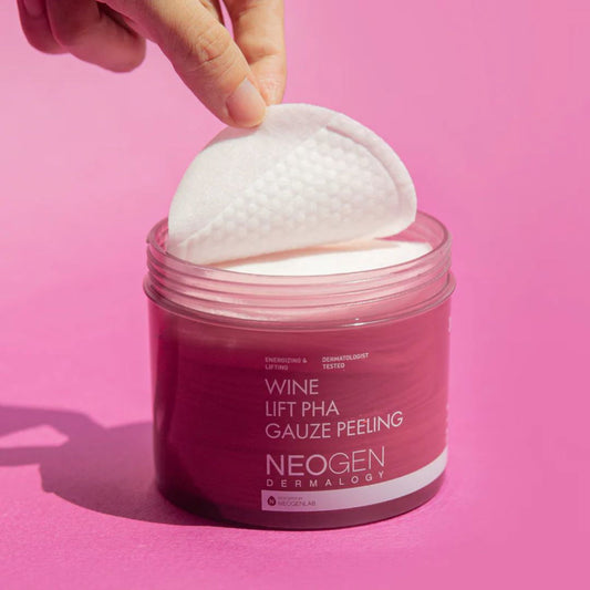 NEOGEN Wine Lift PHA Gauze Peeling Pads (30 PADS) - Miessential