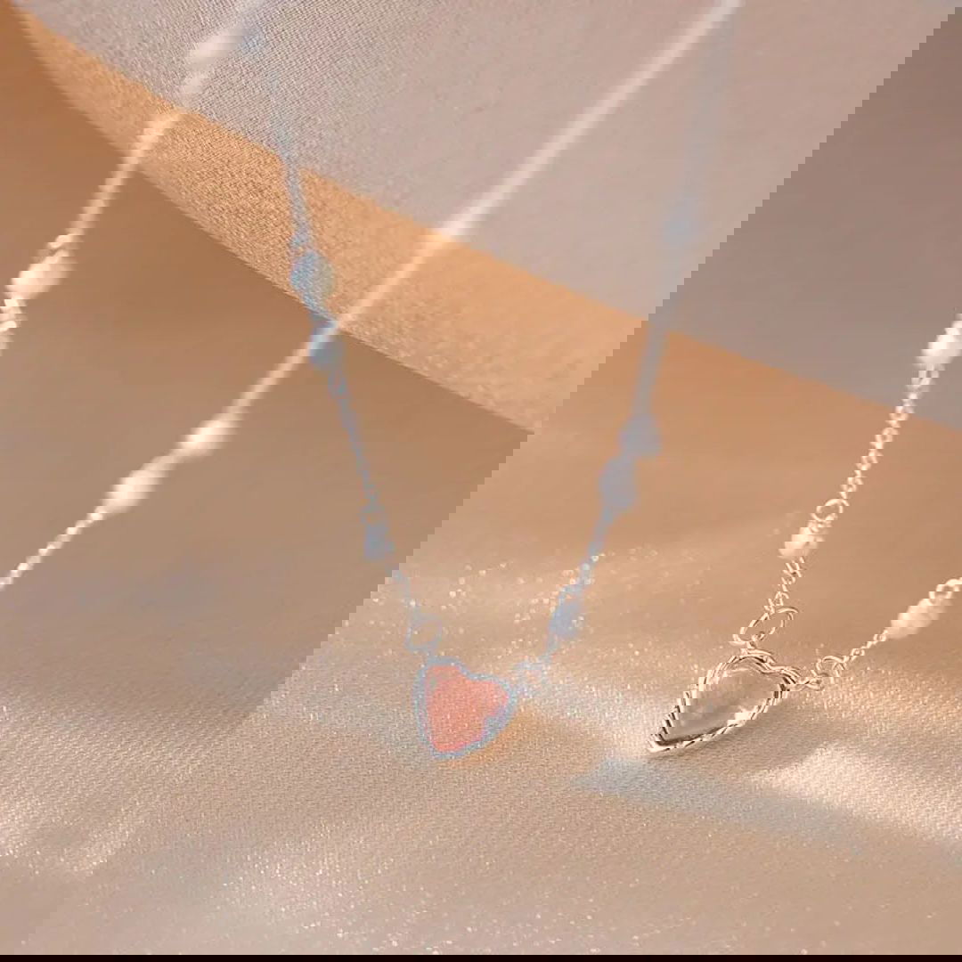 Pearl Heart Pendant Necklace - Miessential