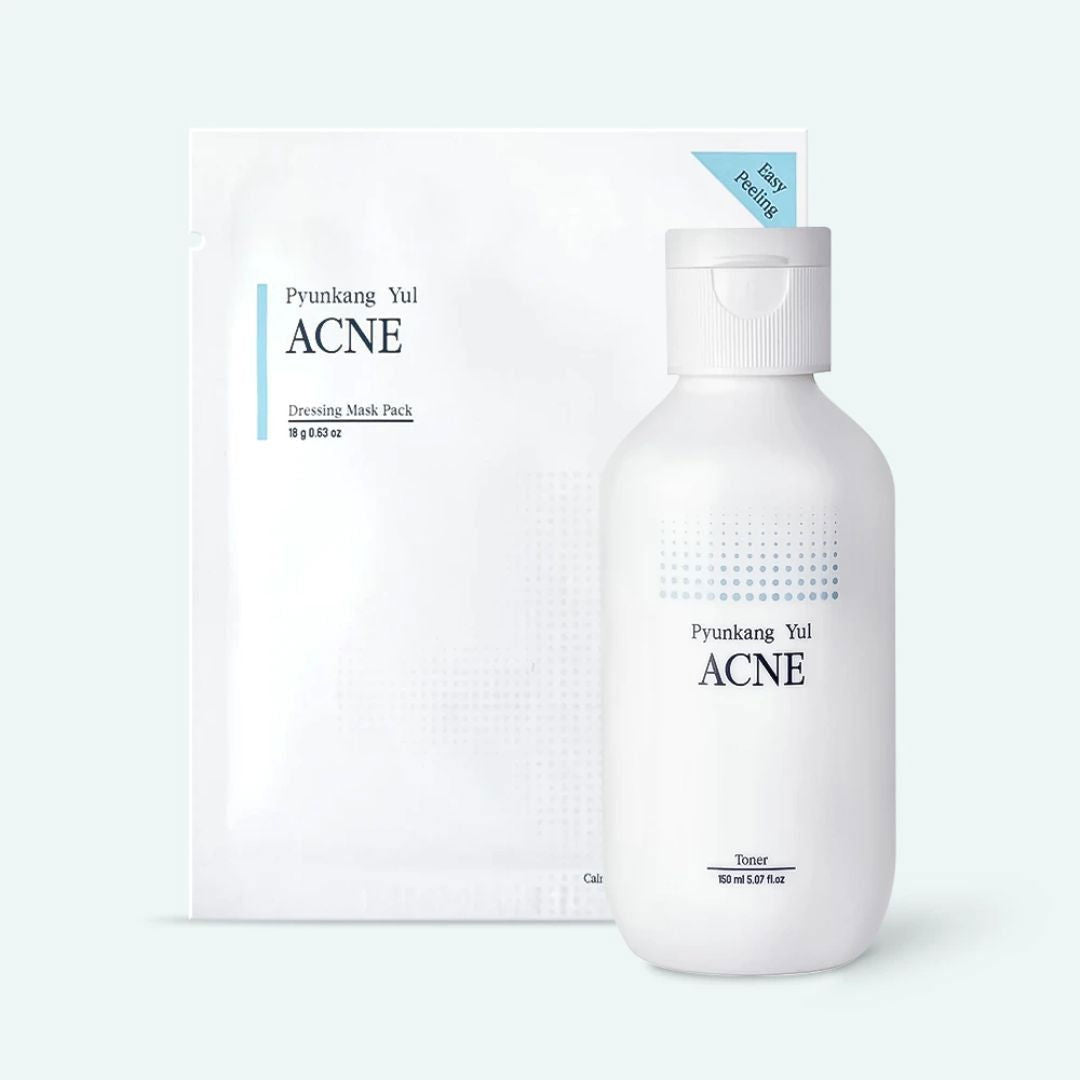 Pyunkang Yul Acne Toner + Mask Pouch Set (2 Items) - Miessential