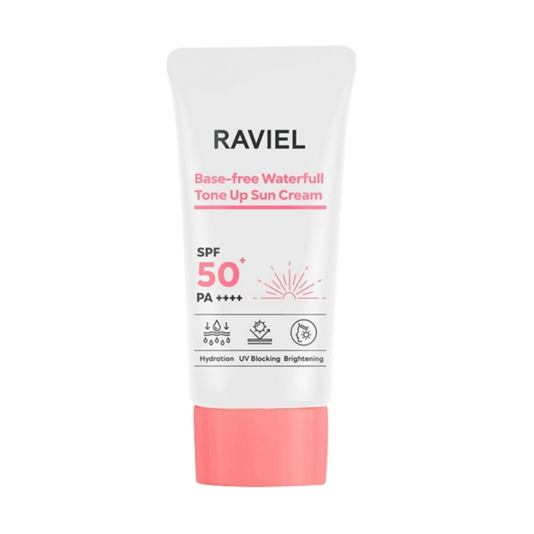 Raviel Base-free Waterfull Tone Up Sun Cream - Miessential