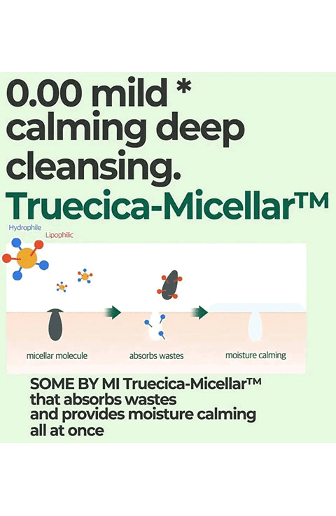 SOME BY MI AHA-BHA-PHA Calming Truecica Micellar Cleansing Water - Miessential
