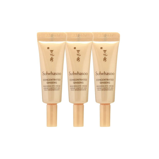 SULWHASOO Concentrated Ginseng Renewing Eye Cream (3ml x 3pcs) - Miessential