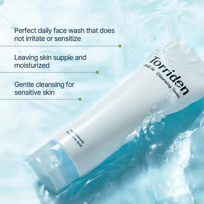 TORRIDEN Dive In Low Molecular Hyaluronic Acid Cleansing Foam - Miessential