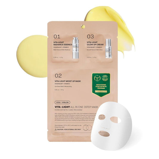 VT CICA Vita-Light All-in-One 3-Step Mask - Miessential